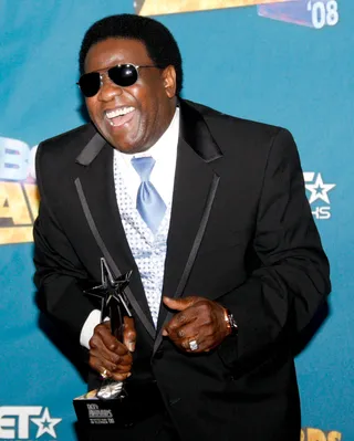 Al Green - The legendary soul singer is full of love and happiness as he accepts the Lifetime Achievement Award during the 2008 BET Awards. (Photo: Frazer Harrison/Getty Images)