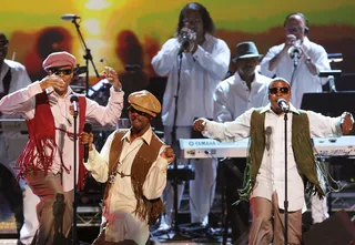 New Edition - The legendary Boston R&amp;B group perform a Michael Jackson tribute with Jackson 5 hits like &quot;I Want You Back,&quot; &quot;ABC,&quot; and &quot;The Love You Save&quot;&nbsp;onstage. (Photo: Mark Davis/PictureGroup)