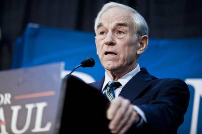 Ron Paul - &quot;They ask me if I'm going to quit. I thought we were just getting started. We have a revolution to fight, a country to change,&quot; said Texas Rep. Ron Paul on staying in the GOP presidential nominating race.(Photo: T.J. Kirkpatrick/Getty Images)