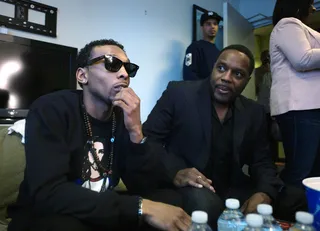 Cool Bro - Robbie Tate Brickle and Chad Coleman at 106 &amp; Park, April 12, 2012. (Photo: John Ricard / BET)