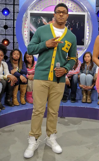 Peace From Pooch - Pooch Hall at 106 &amp; Park, April 12, 2012. (Photo: John Ricard / BET)