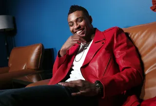 The Star - Cullen Jones in the green room at 106 &amp; Park, April 11, 2012. (Photo: John Ricard / BET)