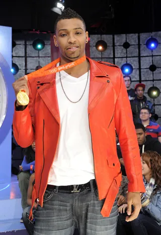 Cool - Gold Medalist Cullen Jones at 106 &amp; Park, April 11, 2012. (Photo: John Ricard / BET)