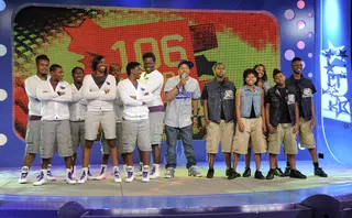 Let See Who Won - W.O.W dance groups iiFAMOUS and M.A.D SKILLZ ready to battle it out at 106 &amp; Park, April 11, 2012. (Photo: John Ricard / BET)