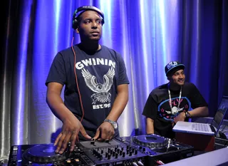 Drop The Beat - DJ Self and DJ Live at 106 &amp; Park, April 11, 2012.&nbsp; (Photo: John Ricard / BET)