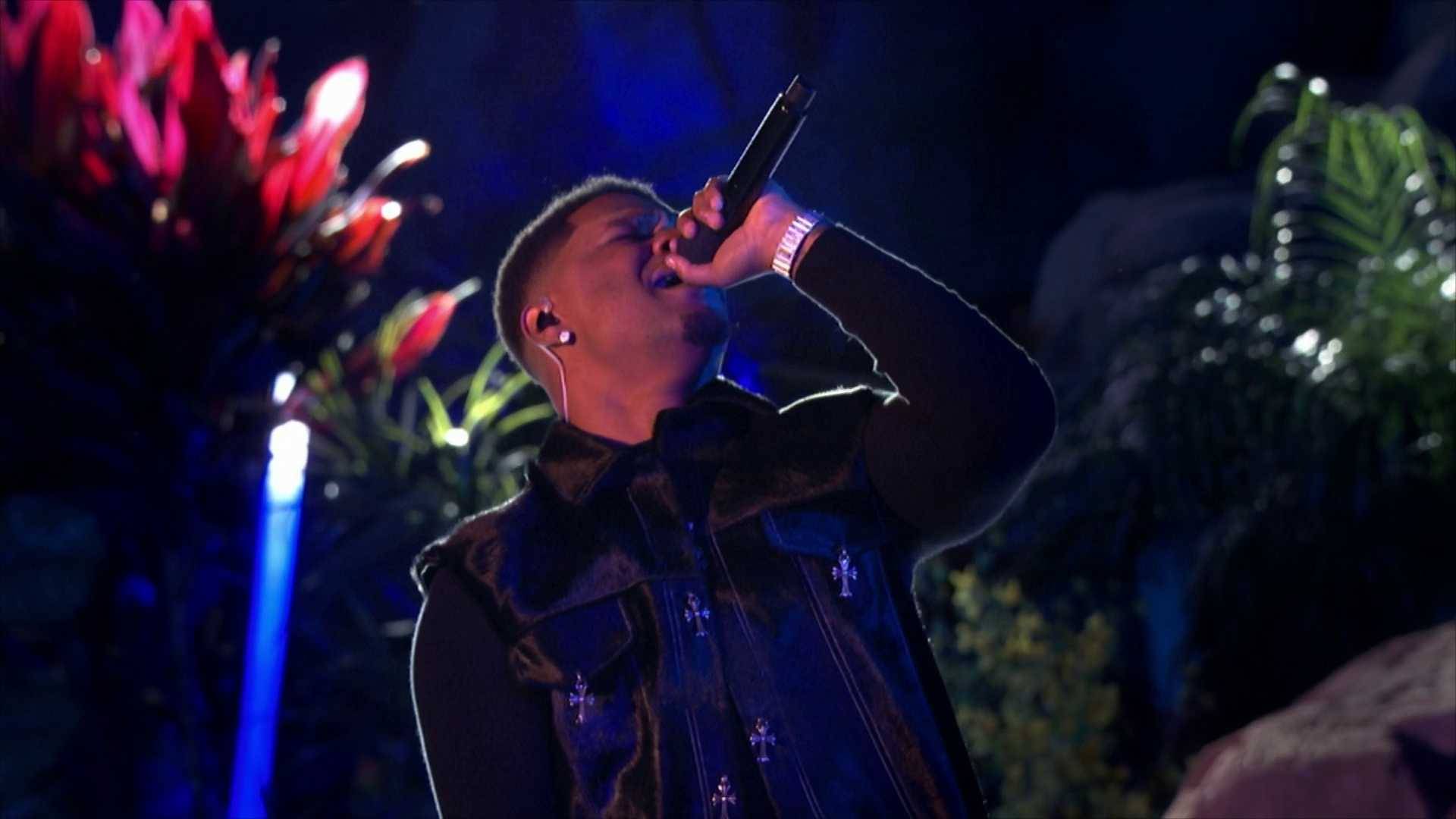 Fridayy performs at the BET Soul Train Awards 2023.