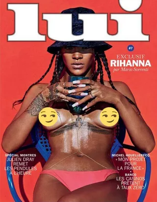 That time she liberated the nipple on the cover of a magazine. - (Photo: LUI Magazine)