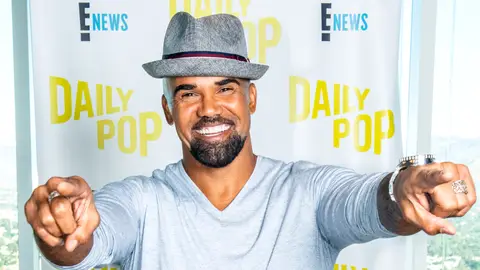 Shemar Moore poses for a picture