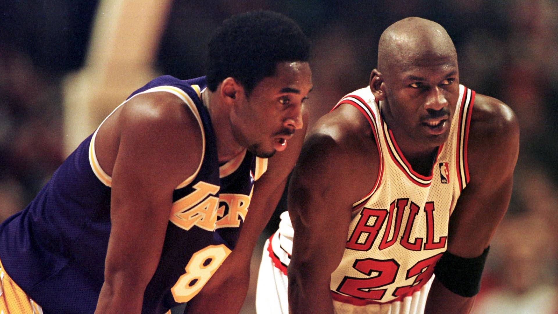 Kobe Bryant and Michael Jordan on BET Buzz 2020.