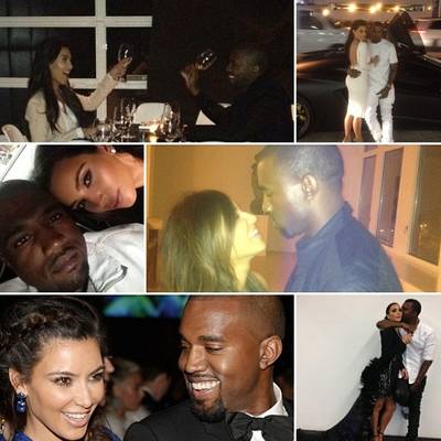 Kim Kardashian @kimkardashian - &quot;Happy Birthday to my best friend, the ❤of my life, my soul!!!! I love you beyond words!&quot;&nbsp;Kim Kardashian wished her man and baby daddy, Ye' a very special day. The couple's first child is due in July. (Photo: Instagram via Kim Kardashian)
