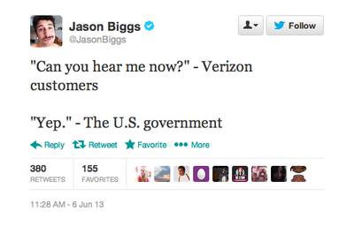 Verizon Customers Want to Know - (Photo: Twitter via @JasonBiggs)