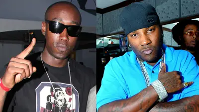 Horrible Bosses: When Rappers Diss Label Execs - When Freddie Gibbs and Young Jeezy aligned a few years back, it seemed like an ideal match. Both were rappers from the streets with certified credentials and seasoned flows. One was an established star, while the other was a promising newcomer poised for a larger platform. But things ultimately soured and Gangsta Gibbs hasn't hesitated to take aim at Jeezy in the time since. The latest example: a song he performed and released earlier this week called &quot;Real.&quot; The two aren't the only ones to have their working relationship turn into beef, however. Read on.&nbsp;(Photos: Johnny Nunez/WireImage/Getty Images; Donna Permell/PictureGroup)