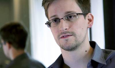 I Spy - In an interview with the U.K.'s&nbsp;Guardian newspaper, NSA whistleblower Edward Snowden said that agency employees like to pass around naked pictures of attractive people that they just happen to &quot;stumble upon&quot; during the course of their work. &quot;These are seen as sort of the fringe benefits of a surveillance position,&quot; he said.   (Photo: AP Photo/The Guardian)