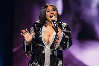 Serving In Metallics - Sullivan hit the stage for 2018’s Black Girls Rock ceremony looking absolutely stunning with a Black sequined jacket and cropped bob.&nbsp;&nbsp; (Photo: Getty Images)