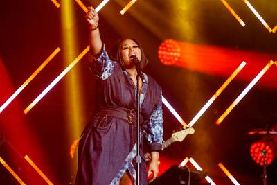 A Denim Moment - Only the best of the best are asked to grace the Essence Fest stage. So of course, in 2017, Sullivan was right there. She did so wearing her then signature bob and a denim wrap dress that was perfect for summer.&nbsp;&nbsp; (Photo: Getty Images)