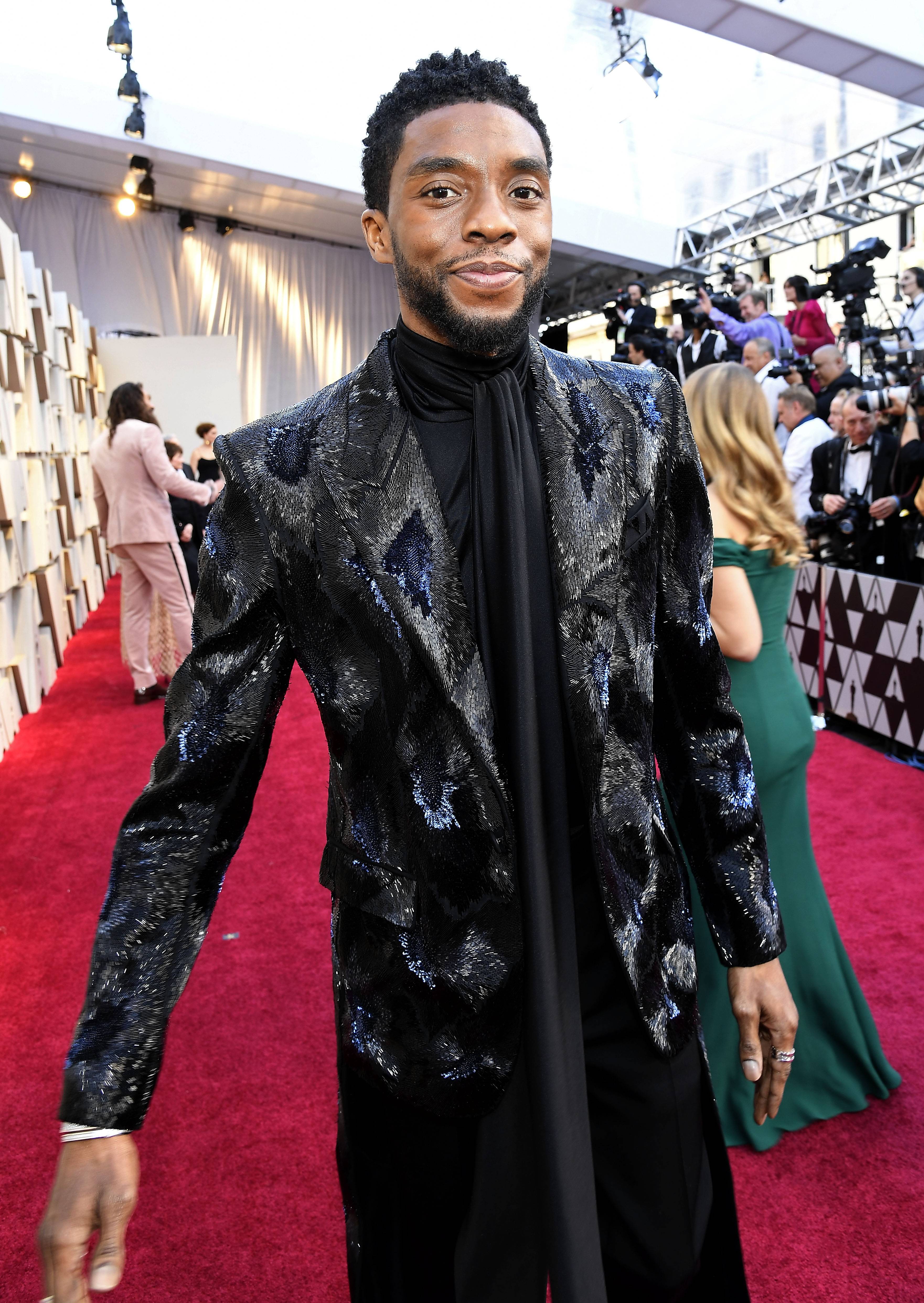 Chadwick Boseman's Reaction To 'Green Book' Winning Best Picture At The