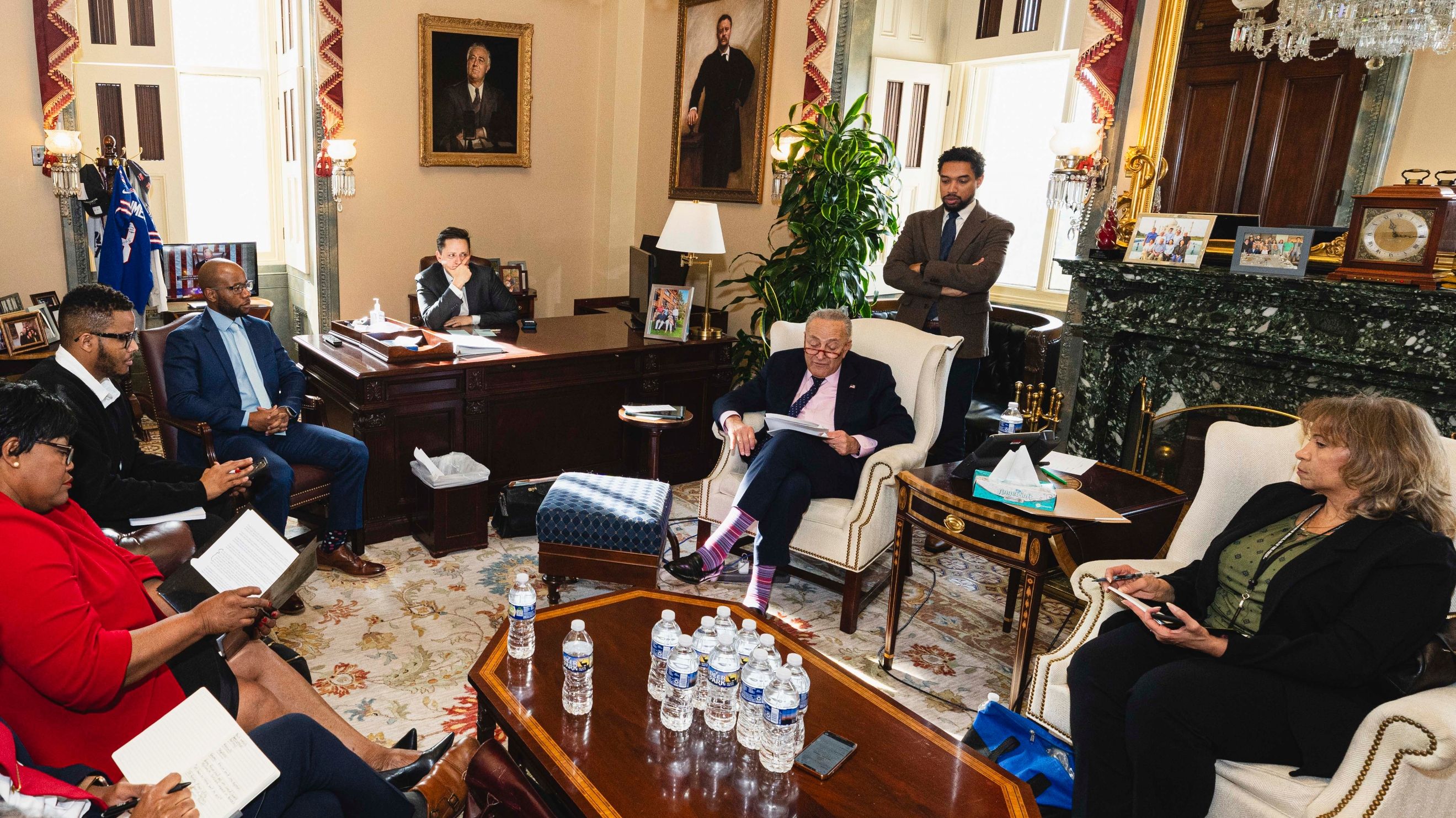 In Meeting, Sen. Chuck Schumer Hears Very Real Concerns About