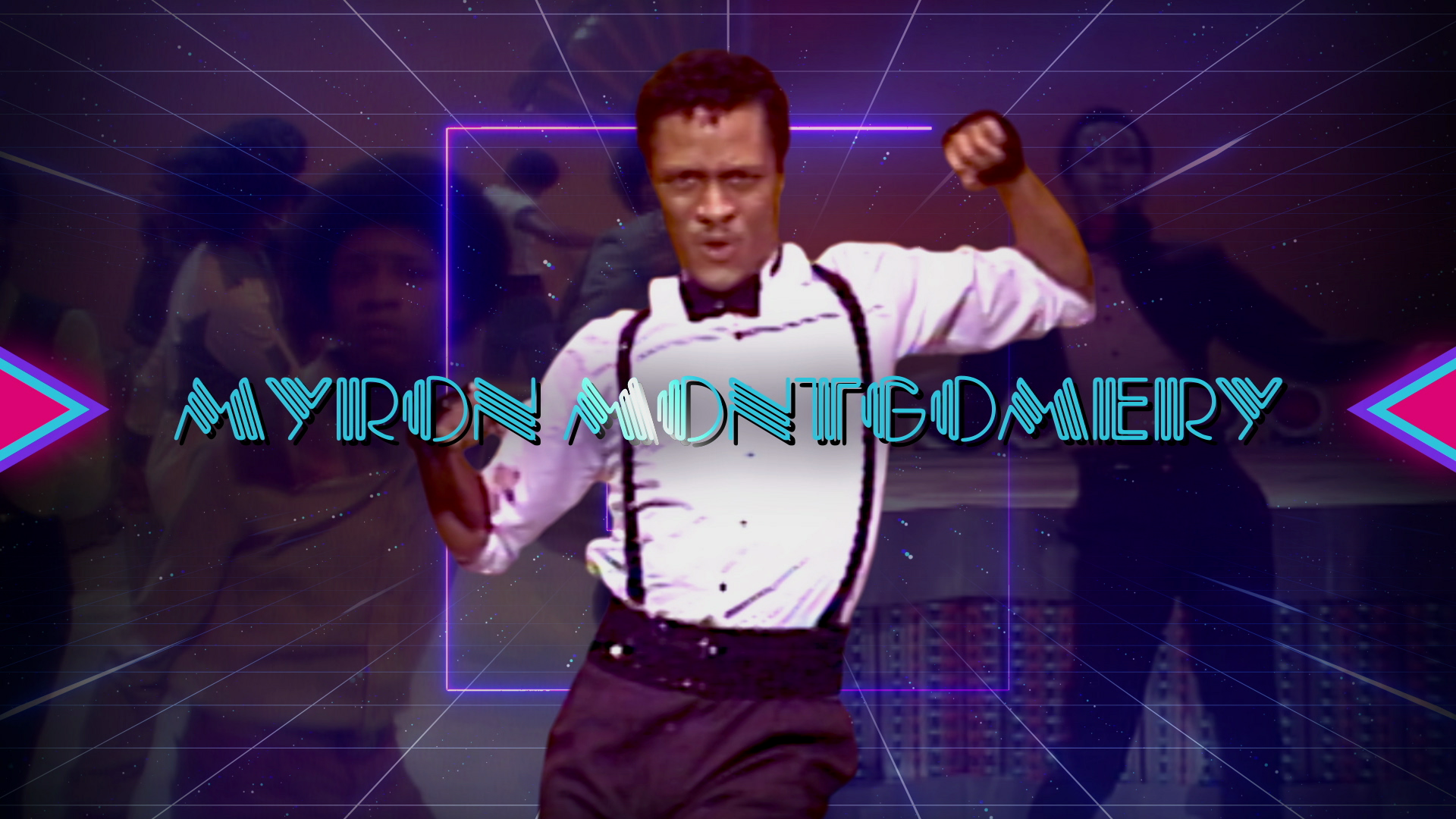 An image of former Soul Train dancer, Myron Montgomery.
