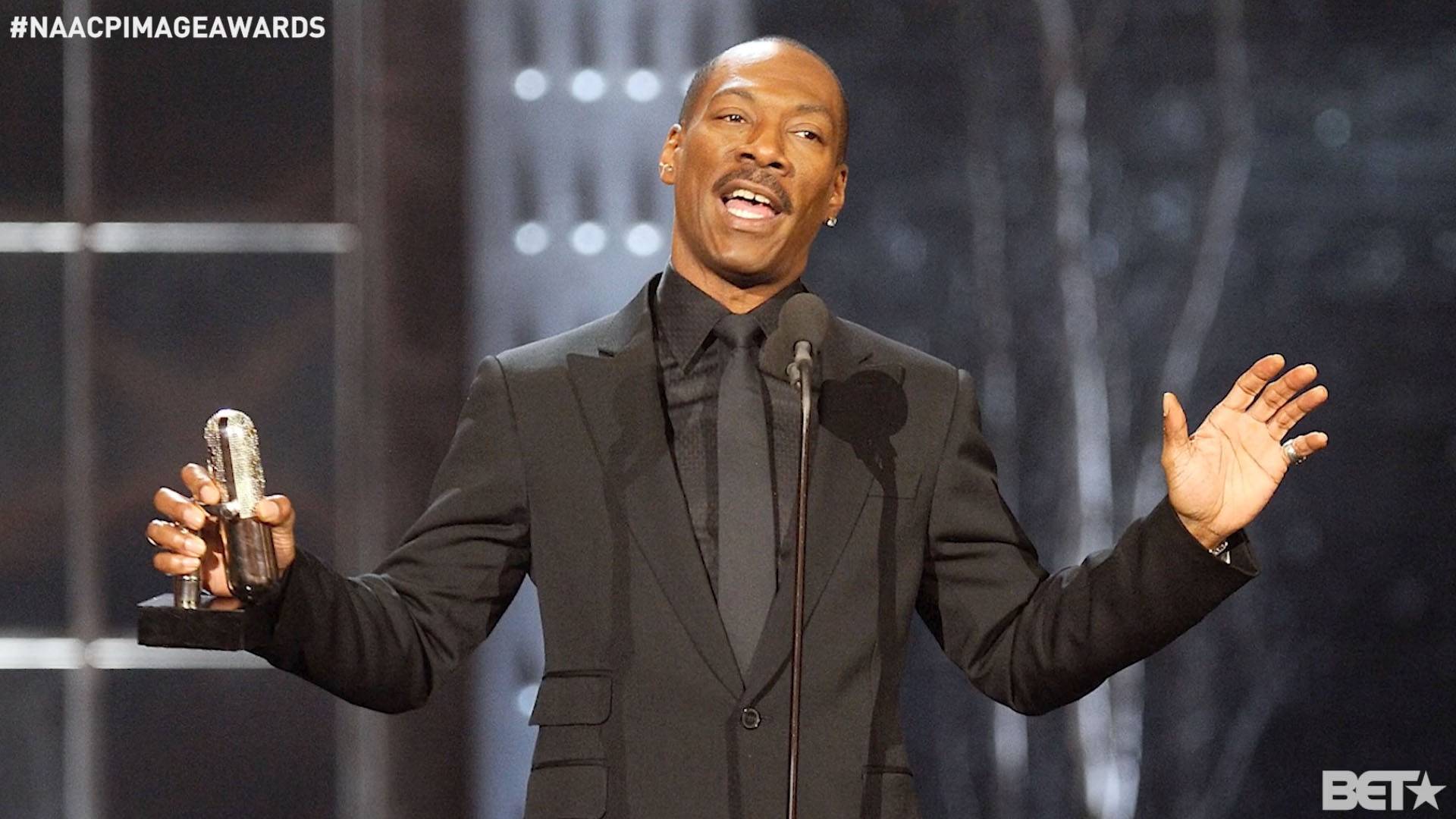 Eddie Murphy on the 52nd NAACP Image Awards on BET.