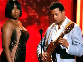 Musical Mix - Jennifer Hudson and Terrence Howard show off their talent while presenting an award.