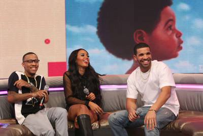 A rare Drake appearance - The more famous he’s become, the more rare it is to see Drake give interviews. Back in 2013, though, Drizzy graced the 106 set amid the release of Nothing Was the Same. The record would go on to debut at No. 1 on the Billboard 200 chart. Arguably, it more than lived up to its title as it elevated the Toronto rap star’s career to new heights, culminating into him being named Spotify’s artist of the decade. Photo by Bennett Raglin/BET/Getty Images for BET)&nbsp;