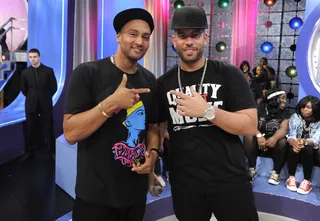 The Man - DJ Drama with DJ Lyve at 106 &amp; Park, May 11, 2012. (Photo: John Ricard / BET)