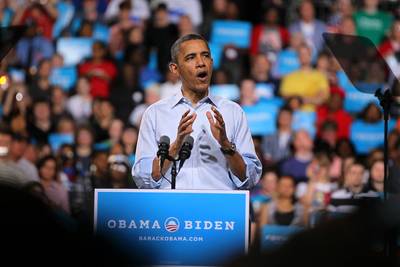 Barack Obama - &quot;When people ask you what this election is about, you tell them it is still about hope. You tell them it is still about change,&quot; said&nbsp;President Obama at a rally in Ohio where he formally launched his re-election bid on May 6.  (Photo: Scott Olson/Getty Images)