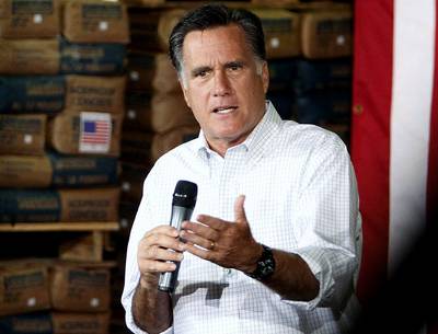 Mitt Romney - &quot;I pushed the idea of a managed bankruptcy, and finally when that was done and help was given, the [auto] companies got back on their feet. So, I'll take a lot of credit for the fact that this industry has come back,&quot; Romney said in May, although he famously wrote a New York Times op-ed titled &quot;Let Detroit Go Bankrupt,&quot; in which he argued that federal loans weren't the solution to saving the auto industry.  (Photo: Justin K. Aller/Getty Images)