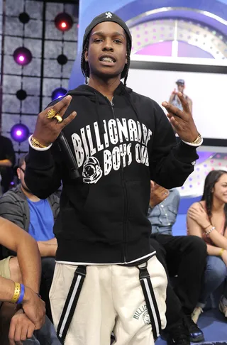 I Hear Ya - A$AP Rocky at 106 &amp; Park, May 8, 2012. (Photo: John Ricard / BET)