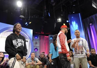 I love It - A$AP Rocky during commercial break at 106 &amp; Park, May 8, 2012.&nbsp; (Photo: John Ricard / BET)