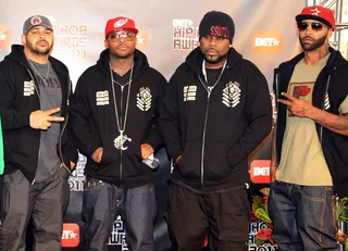 Slaughterhouse, Welcome to: Our House (June 12) - After years of being overlooked and underrated, this supergroup of high-powered spitters is poised to break through on their sophomore effort by aligning with Emimen's Shady Records. If you saw their show-stealing appearance at the BET Hip Hop Awards, you already know what to expect: bars upon bars upon bars.(Photo: Chris McKay/Getty Images)