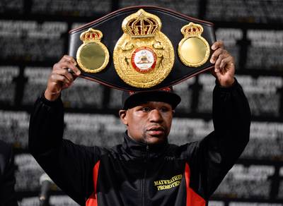 Floyd Mayweather, Jr.: February 24 - The undefeated boxing champ celebrates his 37th birthday. (Photo: Ethan Miller/Getty Images)