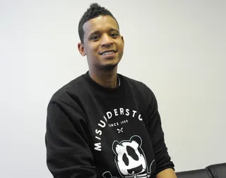 Cheese - Chef Roble in the green room at 106 &amp; Park, May 4, 2012. (Photo: John Ricard / BET)