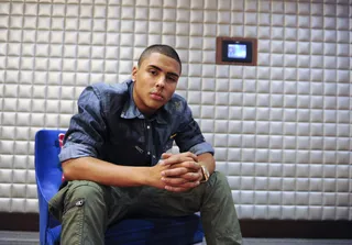 All Grown Up - Quincy Brown in the green room at 106 &amp; Park, May 3, 2012. (Photo: John Ricard / BET)