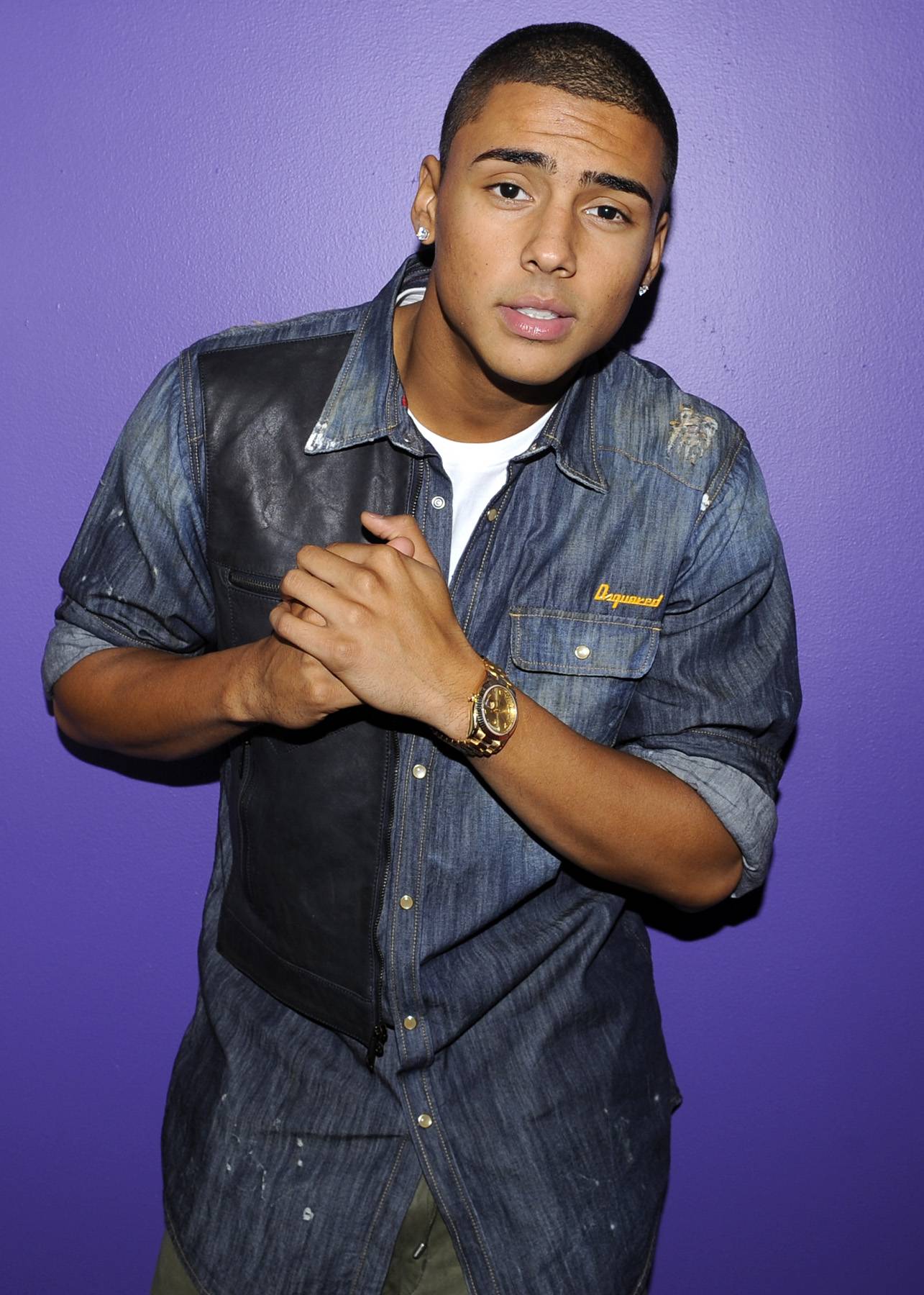 Pure Swag - Quincy Brown in the green room at 106 &amp; Park, May 3, 2012. (Photo: John Ricard / BET)