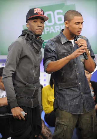 We're Ready - Quincy on set at BET's&nbsp;106 &amp; Park (Photo by: John Ricard)