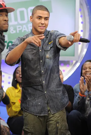 Im Coming - Quincy on set at BET's 106 &amp; Park (Photo by: John Ricard / BET)