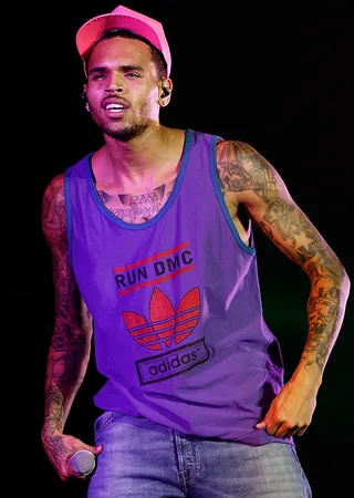 Chris Brown responding to a insulting tweet from Brian McKnight: - "I see how this works now… When peoples careers get to the 'nobody cares' stage they use my name for publicity! Lol. I can’t keep helping these old n*****. Its miracle the way I’m bringing the dead alive!"&nbsp;(Photo: Brendon Thorne/Getty Images)