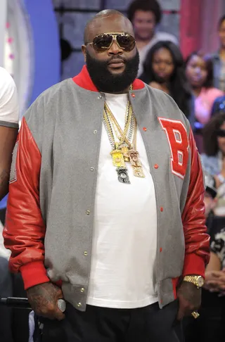 The Boss - Rick Ross at 106 &amp; Park, May 2, 2012. (Photo: John Ricard/BET)