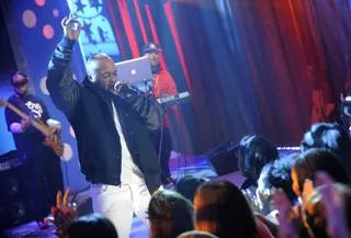 Jus K Going for the Crown - Wild Out Wednesday competitor Jus K at 106 &amp; Park, May 2, 2012. (Photo: John Ricard/BET)