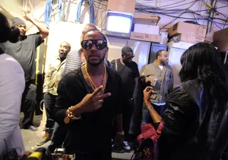 Maybach O - The newest member of MMG, Omarion, backstage at 106 &amp; Park, May 2, 2012. (Photo: John Ricard/BET)