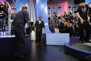 Right There - Omarion takes the stage at 106 &amp; Park, May 2, 2012.(Photo: John Ricard/BET)