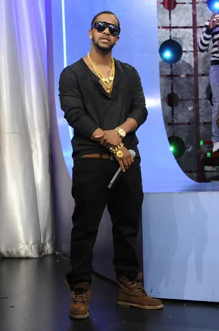 I'm Back - Omarion takes the stage at 106 &amp; Park, May 2, 2012. (Photo: John Ricard / BET)