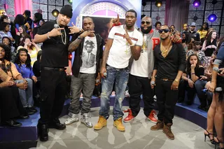 Take a Flick - MMG at 106 &amp; Park, May 2, 2012. (Photo: John Ricard/BET)