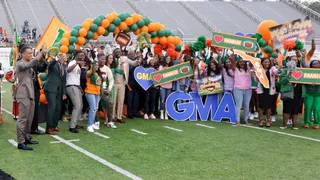 The FAMU cheerleading squad - Image 1 from Homecoming Memories 2022: Florida  A&M University