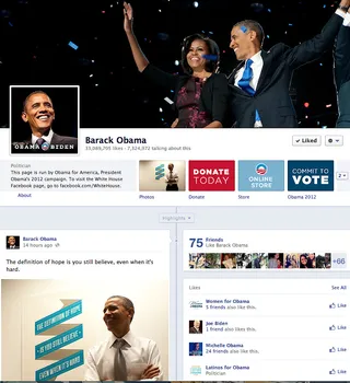 Total Obama &quot;Likes&quot; on Facebook: 33 Million - (Source: Facebook) (Photo: Barack Obama/Facebook)