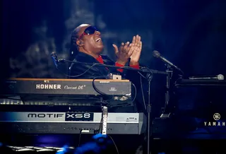 A Feeling of Excitement and WONDER! - The surprise guest was none other than Stevie Wonder! As the superstar singer took the stage, it became obvious that this year's awards were something magical.&nbsp;(Photo: Isaac Brekken/Getty Images for Centric)