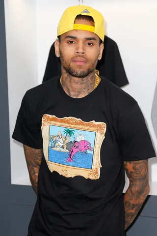 Man of Many Talents&nbsp; - Singer Chris Brown attends a special in-store meet and greet at Pink+Dolphin Clothing in Los Angeles to celebrate the launch of his design collaboration with the brand.(Photo: Imeh Akpanudosen/Getty Images)