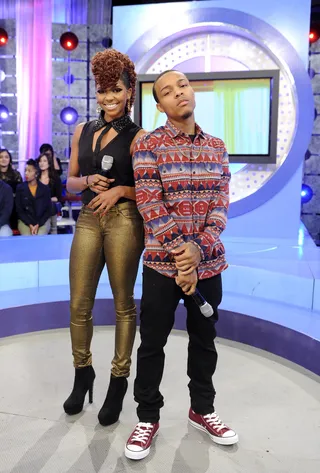 Lets Go - Bow Wow and Miss Mykie at 106 &amp; Park, November 6, 2012. (Photo: John Ricard / BET).
