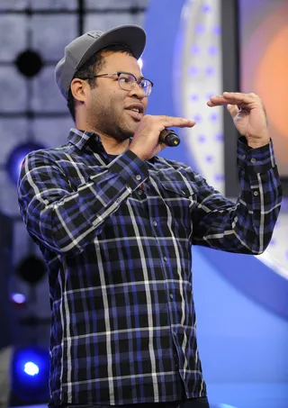 Levels - Jordan Peele at 106 &amp; Park, November 6, 2012. (Photo: John Ricard / BET).